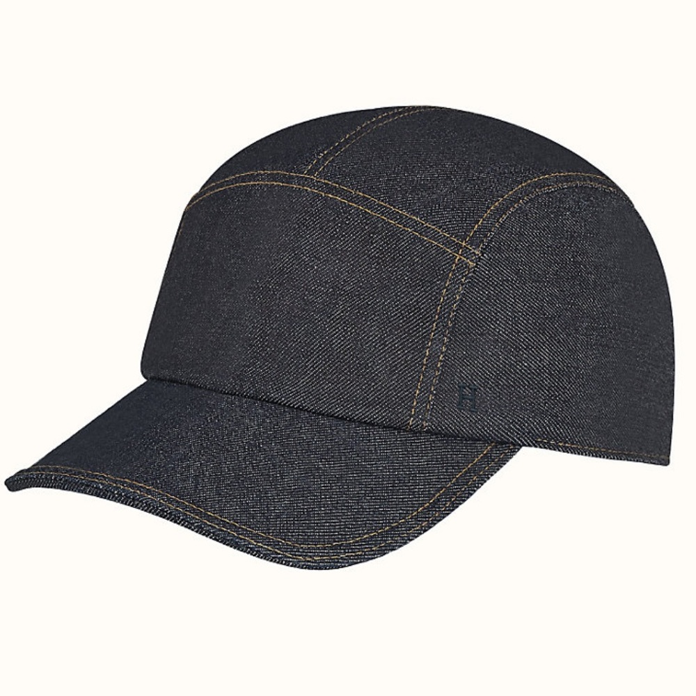Hermes denim hat cap baseball hat 58